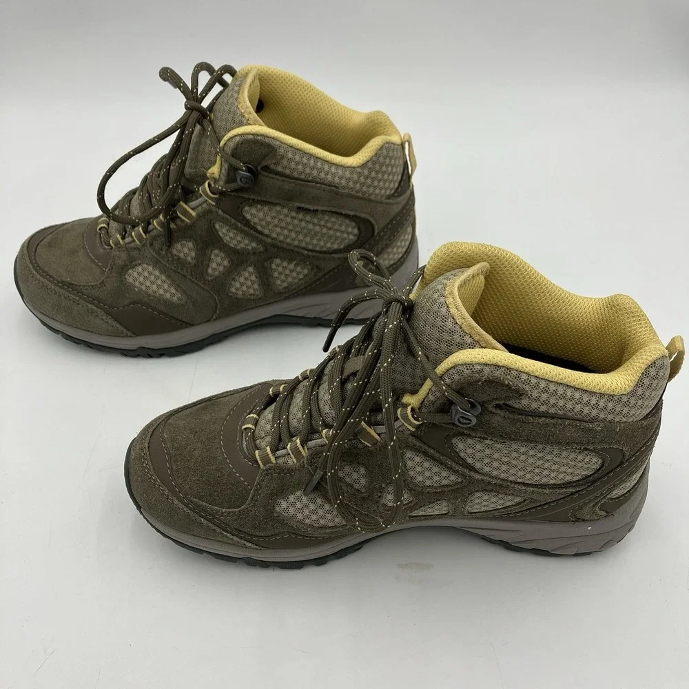 Hi-Tec Halona Hiking Boots Shoes Women's Size 8 Grey Waterproof